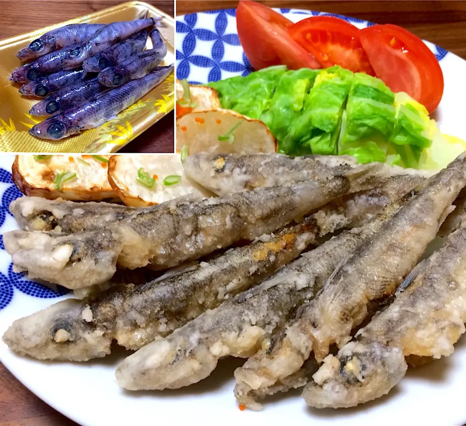 目光のカタクリ揚げ🐟💐|ぱぴこ家さん