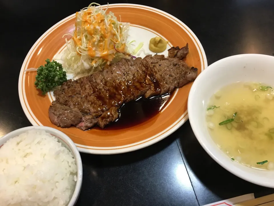 Snapdishの料理写真:ステーキランチ#鎌田|takashiwagaさん