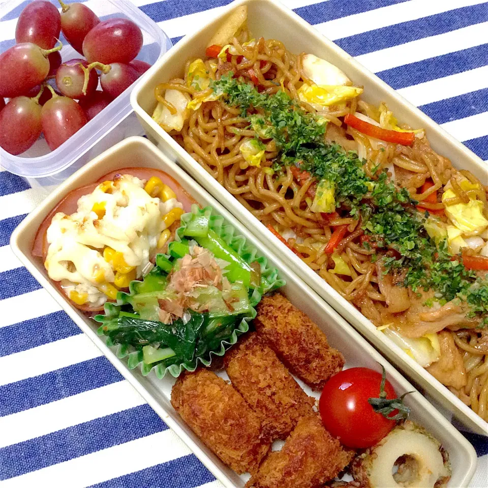 長女の中学弁当〜！今日は焼きそば！|yukoさん