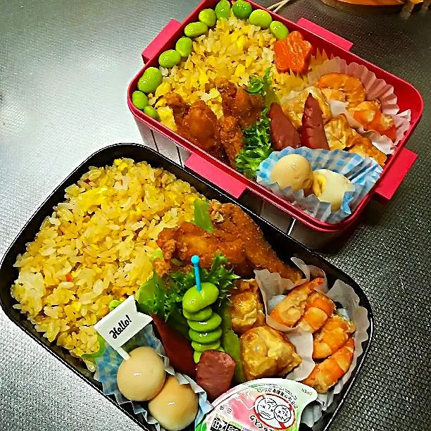 #お弁当 #男子高校生弁当 #親父弁当 #サラメシ #焼き飯|Yukaさん