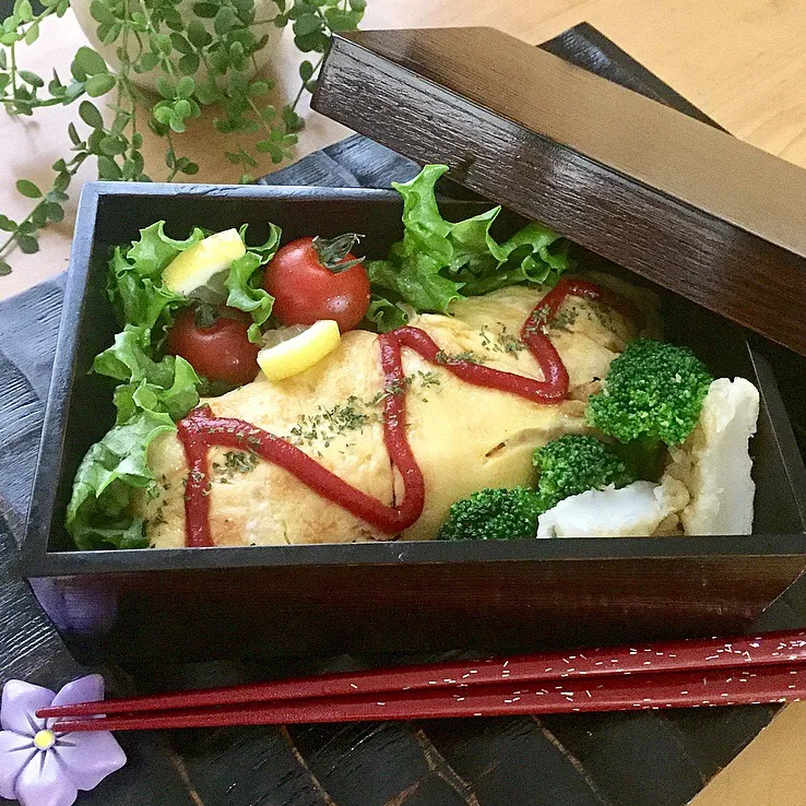 息子弁❤︎オムライス弁当|chikoさん