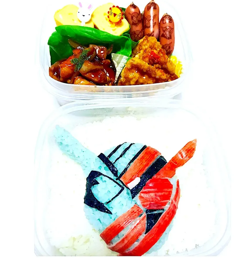 #仮面ライダービルド 弁当|ともさん