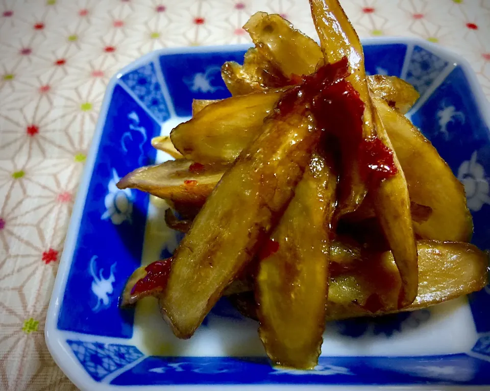 甘酢で…ゴボウの甘辛炒め煮|keikoさん