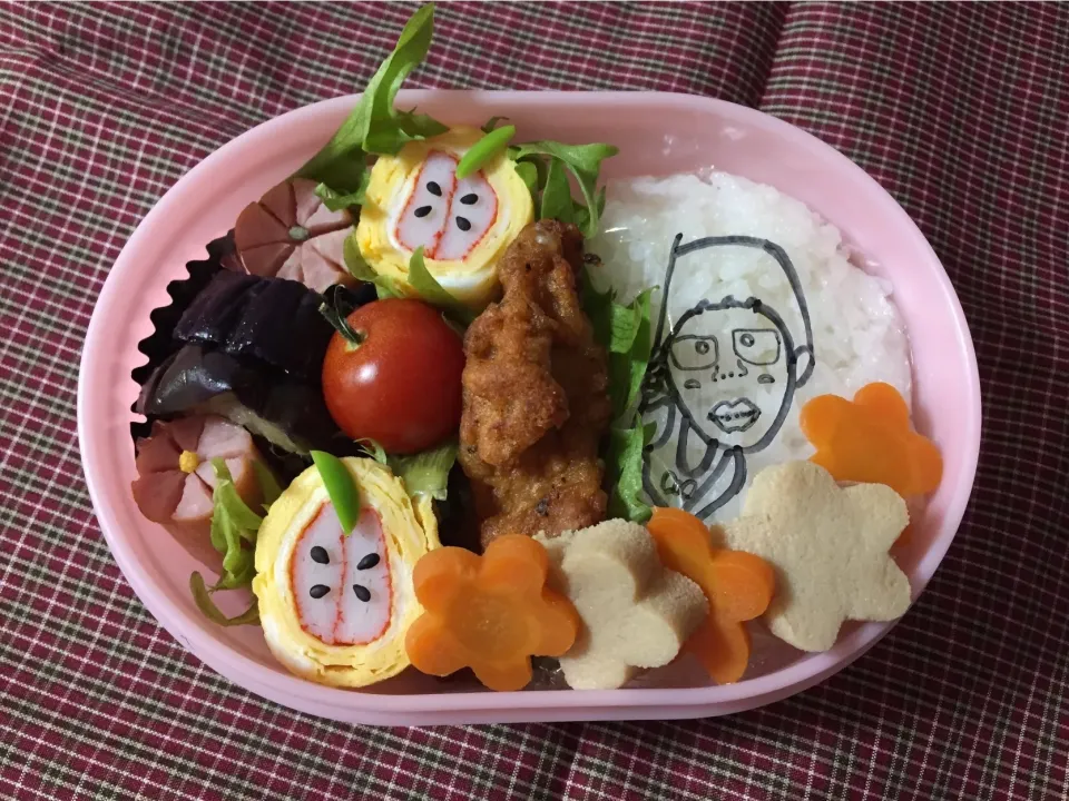 ひょっこりはん😂お弁当|ゆりゆりさん