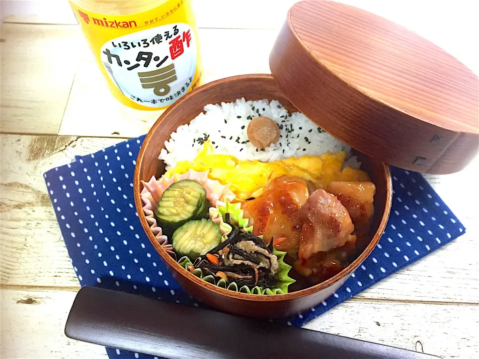 カンタン酢で照り焼きチキン弁当|satoeさん