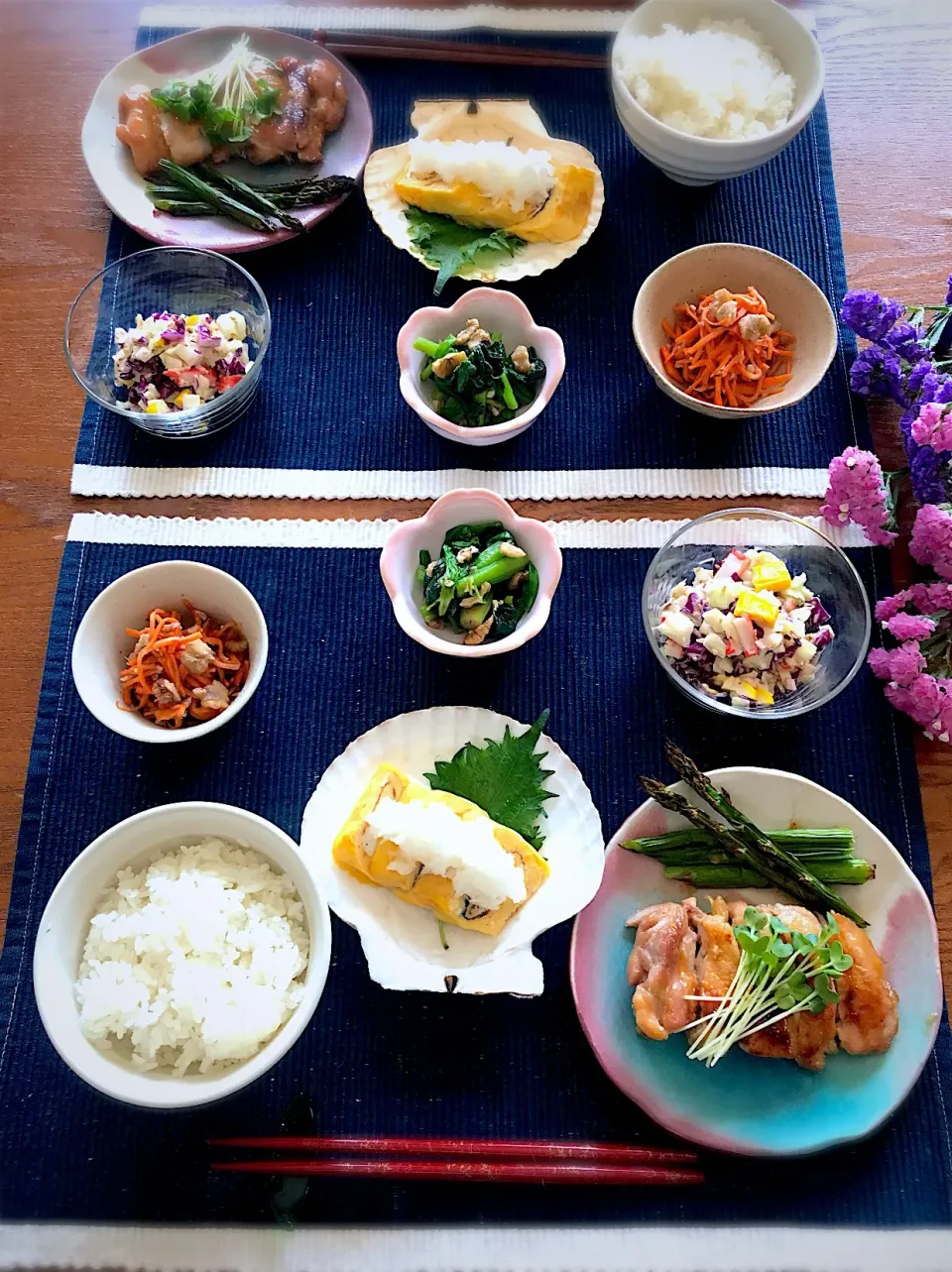 Snapdishの料理写真:鶏の味噌焼きランチ|呑兵衛料理家 おねこさん