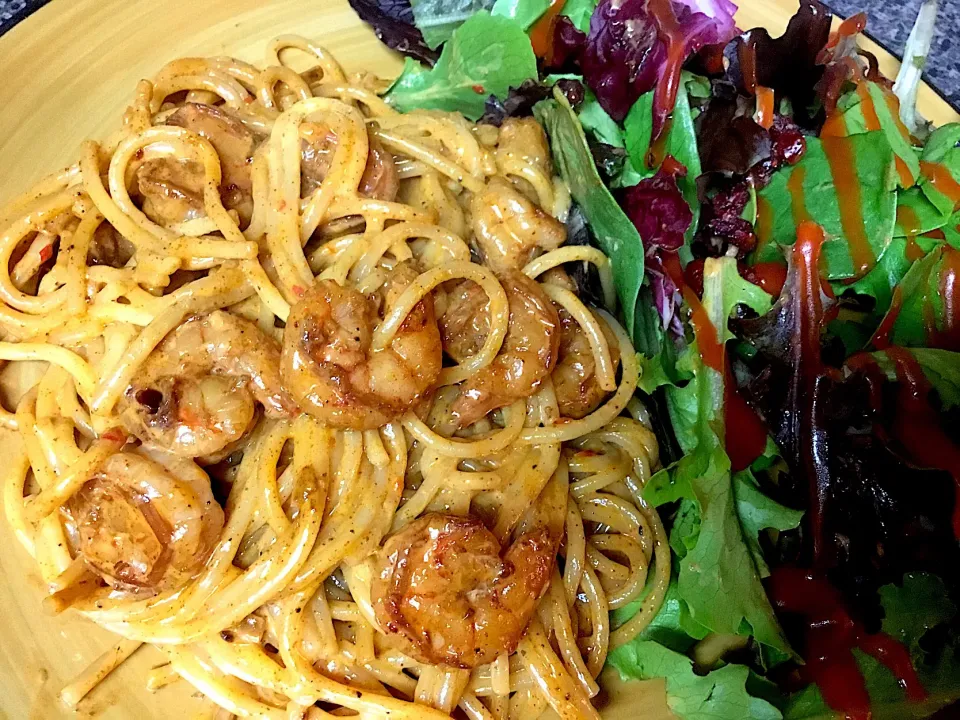 Pow Pow Shrimp Pasta #powpowshrimp|chefwawa1@gmail.comさん