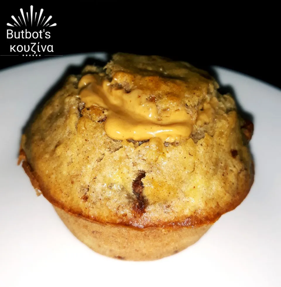 choco banana w/ peanut butter muffin|Butbot's  κουζίναさん