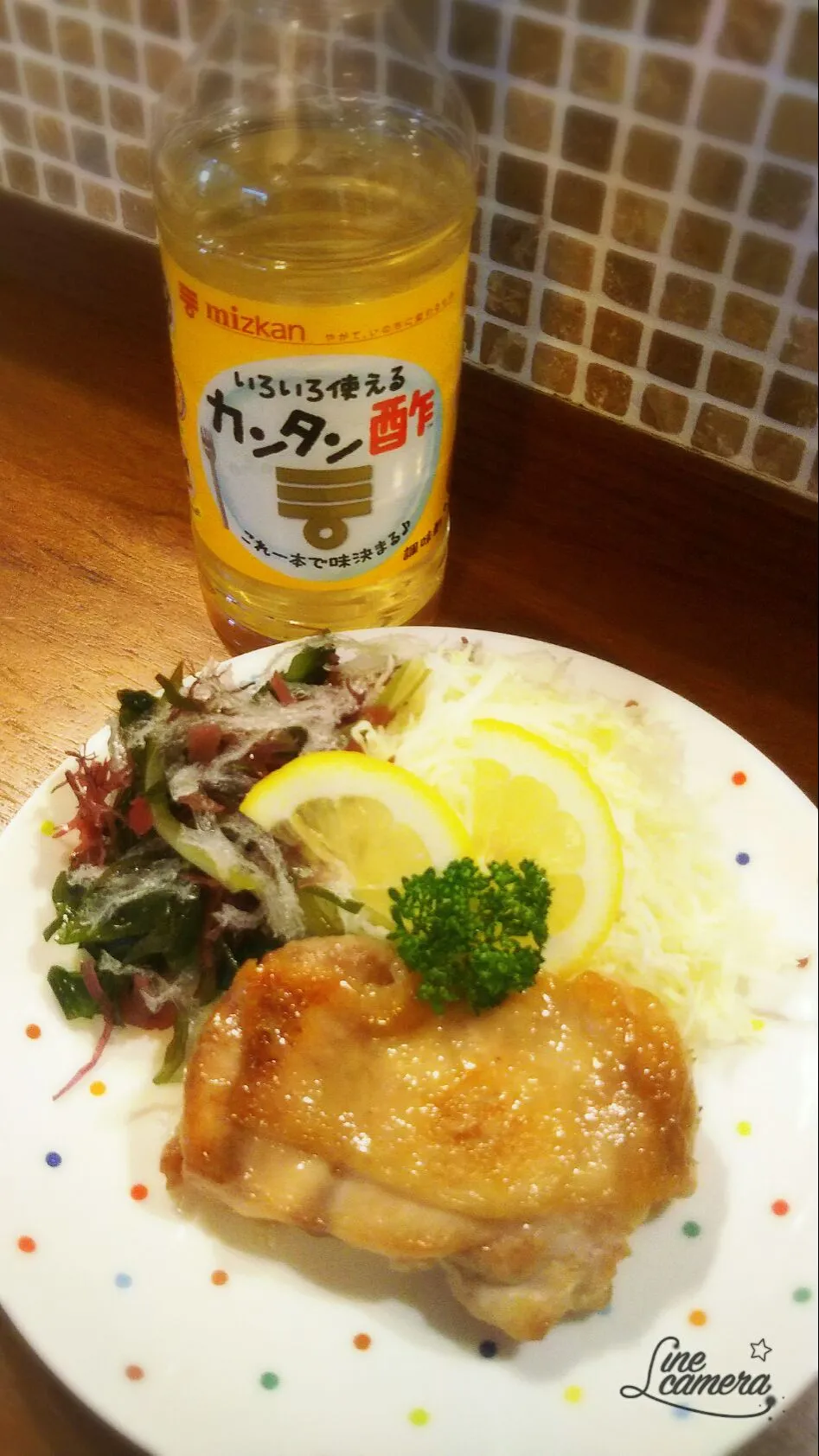 カンタン酢で照り焼き☺|きみちさん