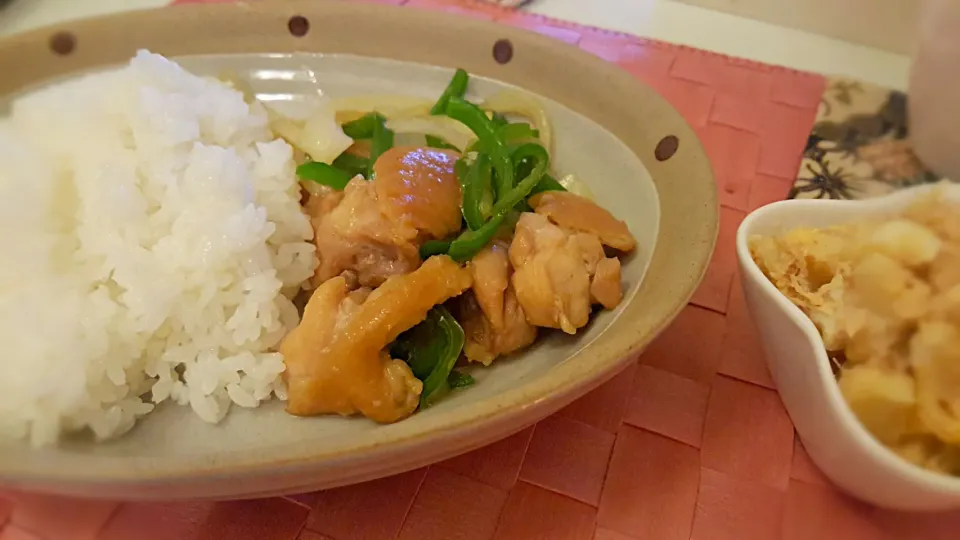 醤油付け鳥ももの炒め物|ちひろさん