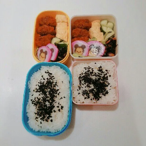 4/19(木)の二人弁当🍱|ふみぃさん