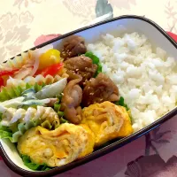 鳥の照り焼き弁当|しーすさん