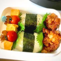 Snapdishの料理写真:簡単弁当🍙♡|♡Yuiさん