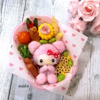 きぐるみキティちゃんのお弁当♡|みきさん