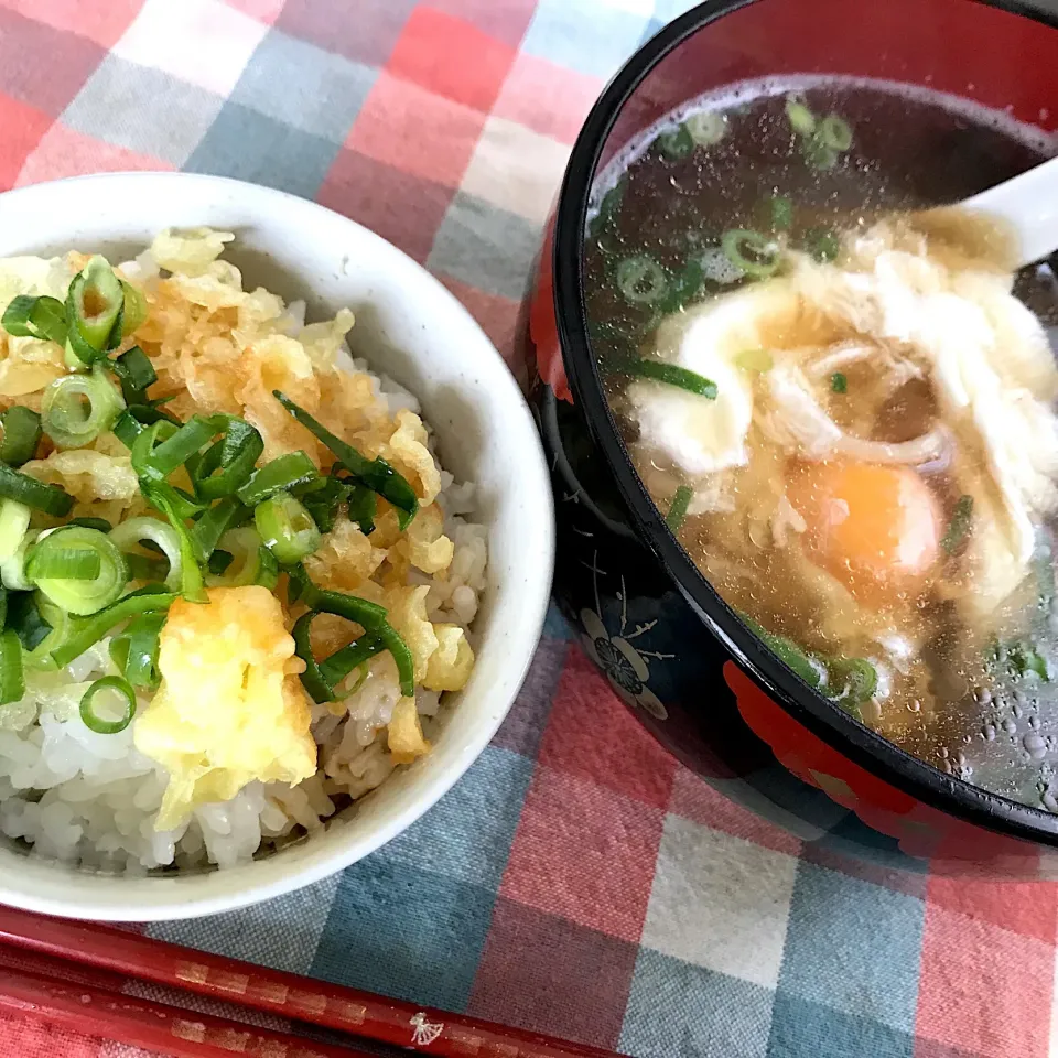 うどんと天かすご飯|純さん