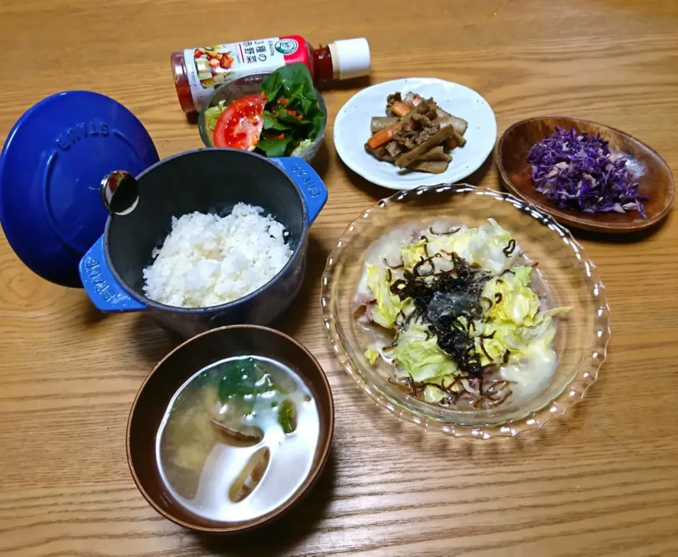 Snapdishの料理写真:『作りおきからの晩ごはん』|seri-chanさん