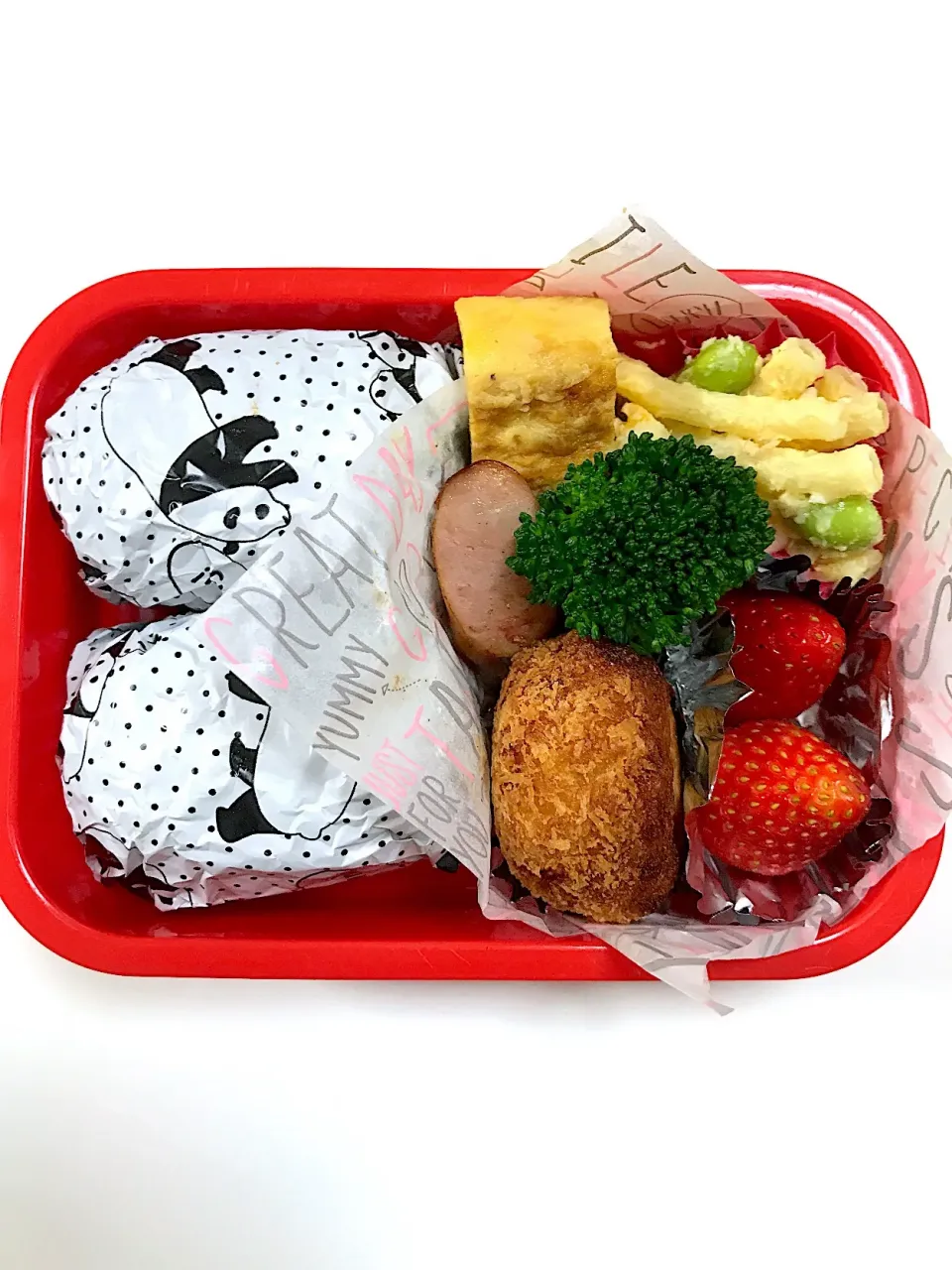 2018.04.19 #幼稚園弁当  #lunchbox #5歳児弁当 #年長弁当|runさん