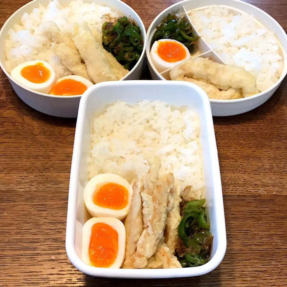 Snapdishの料理写真:みんなお弁当|tenoaさん