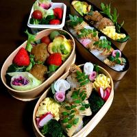 今日の2人のお弁当🍱 週末恒例お片づけ弁当
💫hiroyukiさんの料理 焼き筍の握り🍣