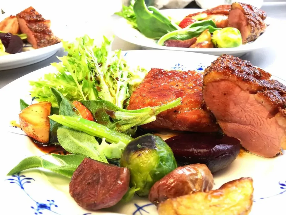 ◇出張シェフの料理◇
コンフィ ド カナール (鴨ロース肉)|マイシェフさん