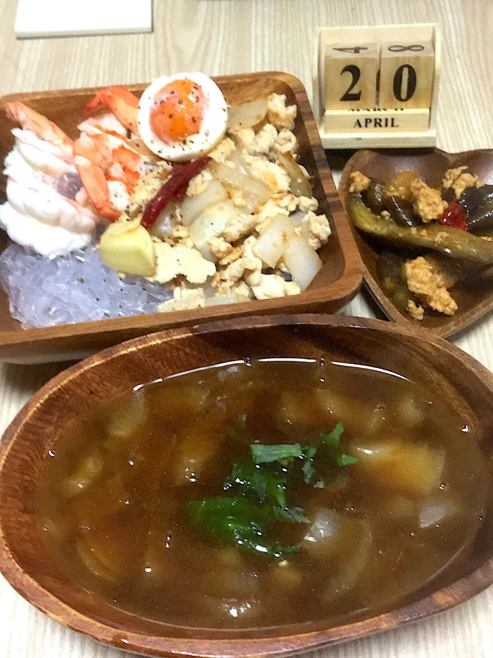 Snapdishの料理写真:らんち！
#つけ麺
#魚介醤油
#激辛茄子|伍龍やすさん