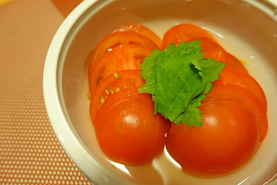 かんたん酢で！
トマトのマリネ|こたろーさん