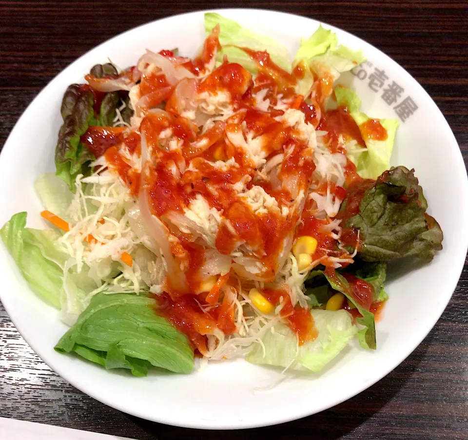 蒸し鶏とバジルオニオンのサラダ🥗|るみおんさん