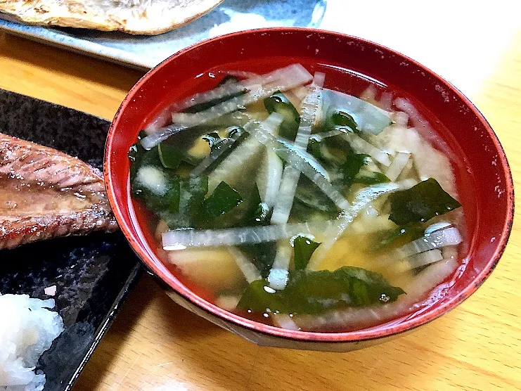 で〜こんの味噌汁|ガク魁‼︎男飯さん