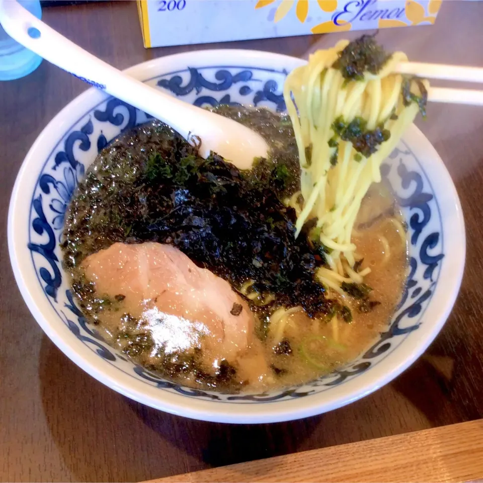 リニューアルして昼から食べれるようになりましたね！
千代田石岡インターそばのおいしいラーメン屋さん。今日は アオサラーメン|Takeshi  Nagakiさん