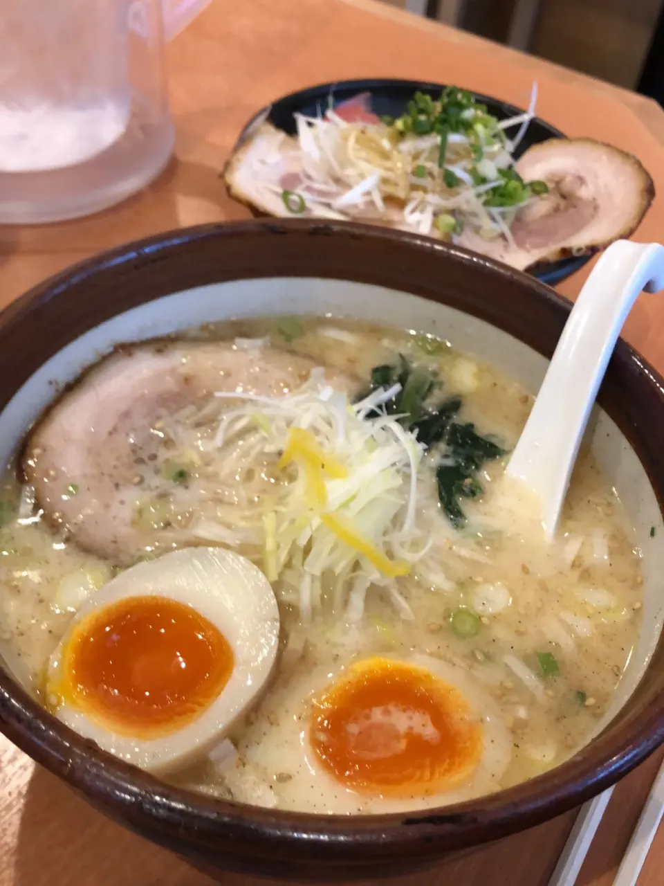 俺流塩ラーメンとチャーシュー丼|rockiさん