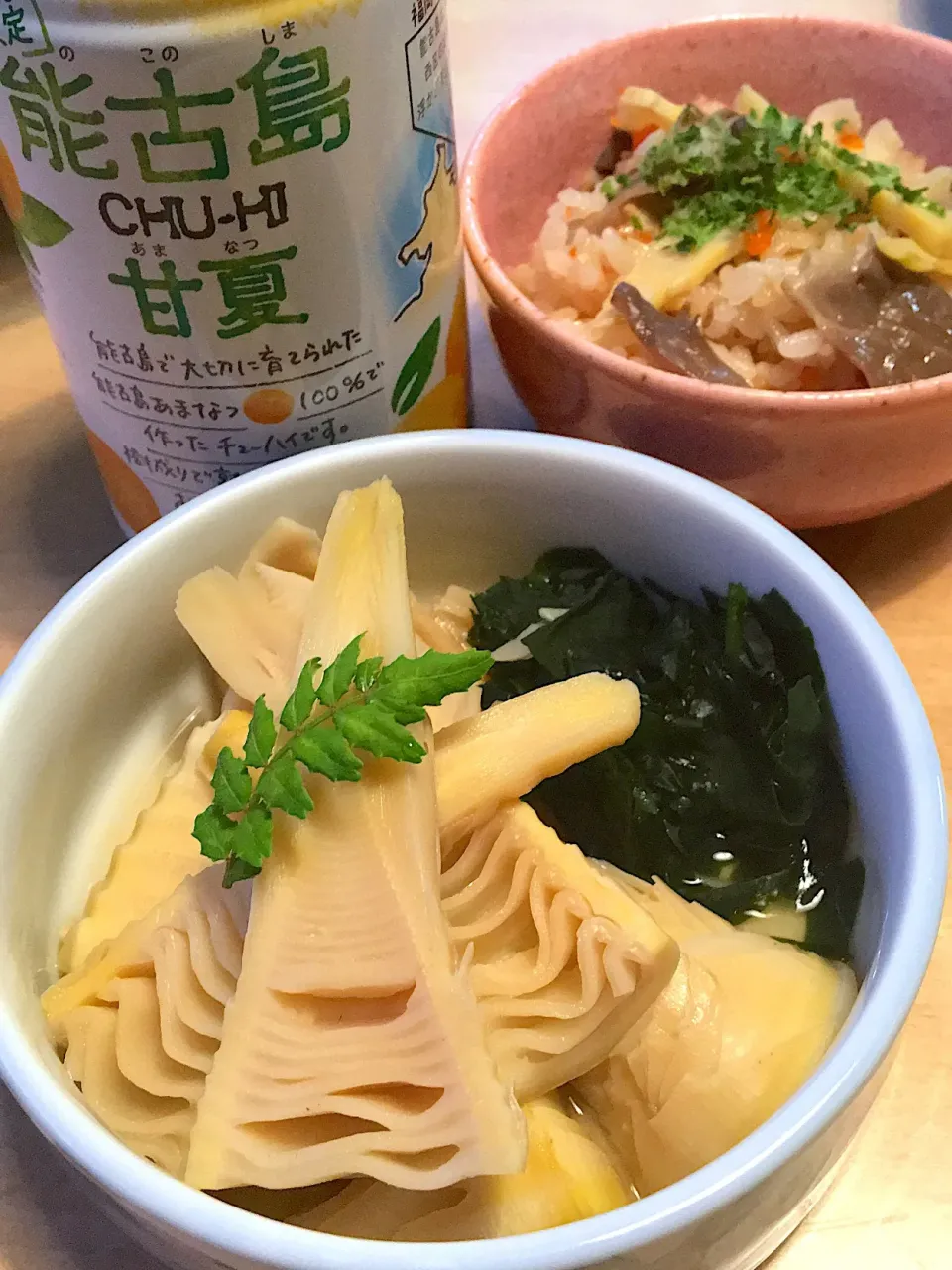 Snapdishの料理写真:若竹煮と筍御飯🌿|matumotommさん