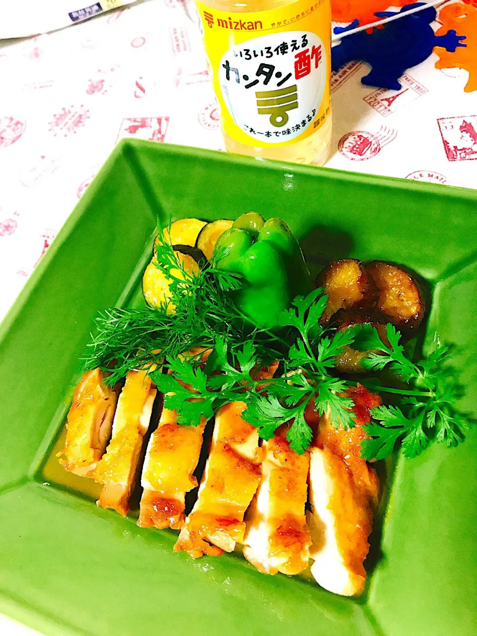 #笑顔咲く照り焼き #SnapDish #カンタン酢|osami(๑•🐽•๑)さん