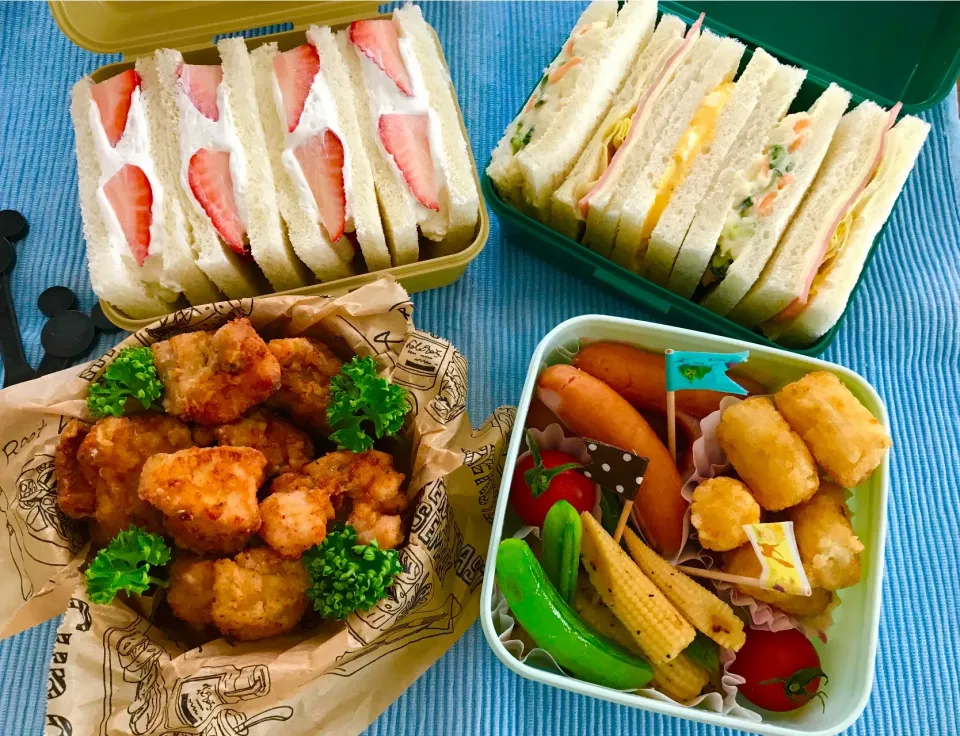 サンドイッチピクニック弁当|かふさん