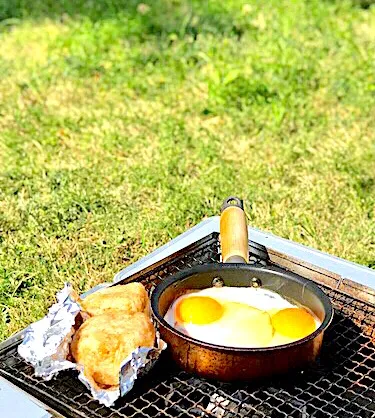 お庭でBBＱ🔥🍳🍙|みうのすけさん