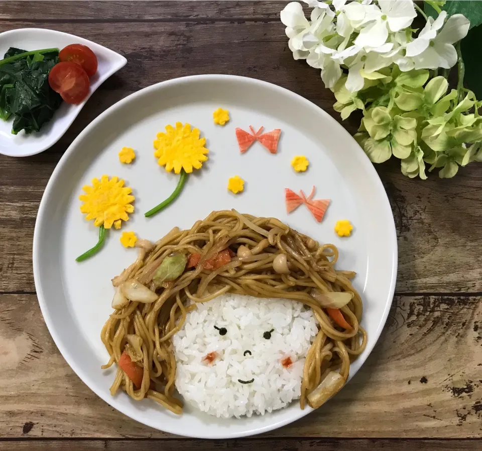 女の子プレートランチ|しーちゃんのママさん