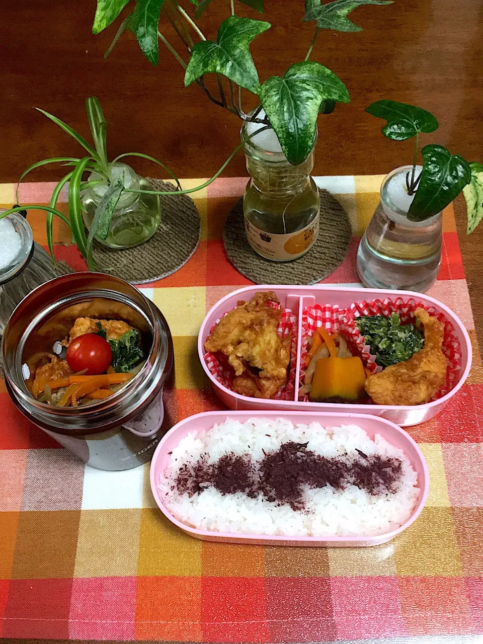 愛方のサーモス弁当と子ども弁当🍱
(￣▽￣)|けもさん