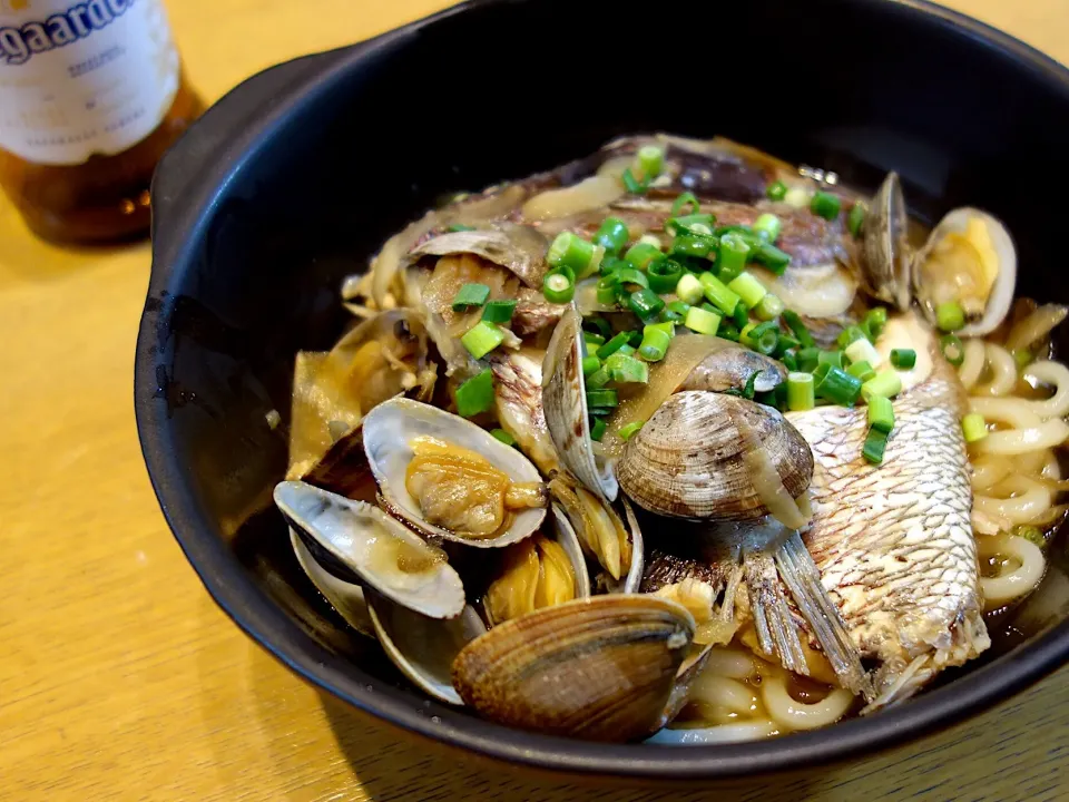 鯛とアサリのうどん ！|バジル🌿さん