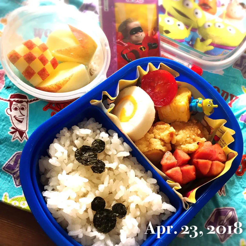 年中さん弁当
 #お弁当  #男子  #幼稚園|ヒロさん