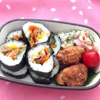 Snapdishの料理写真:キンパ弁当|しーすさん