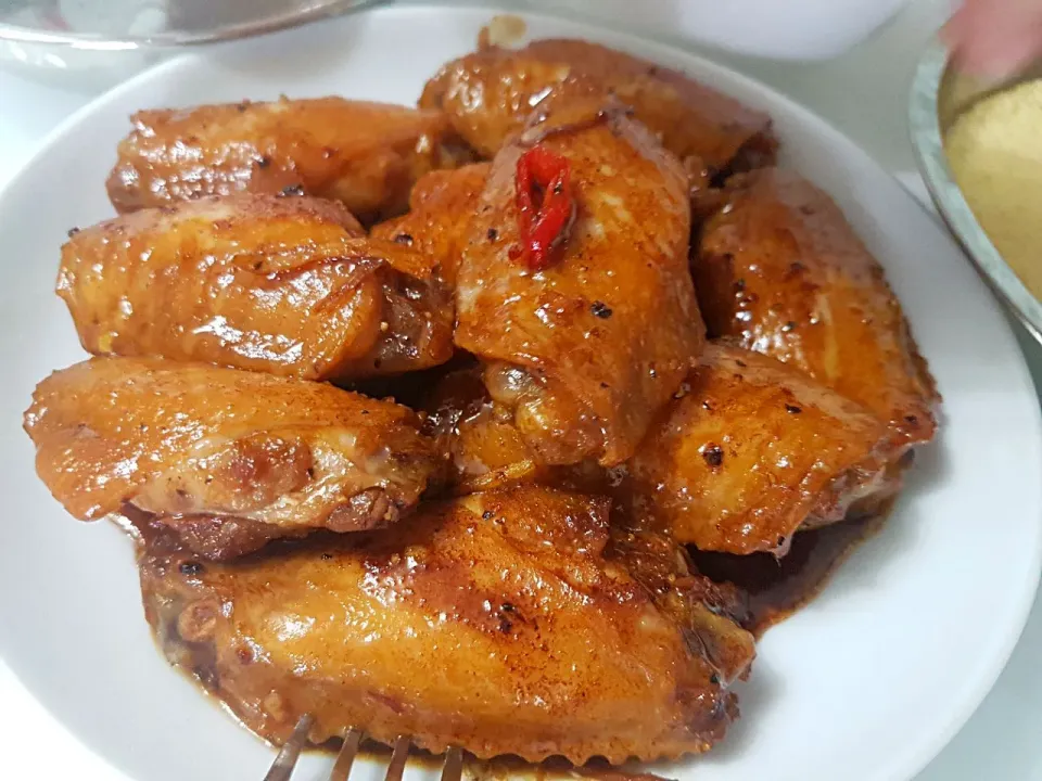 Spicy ginger wings 😚😍💋👅never enough|🌷lynnlicious🌷さん