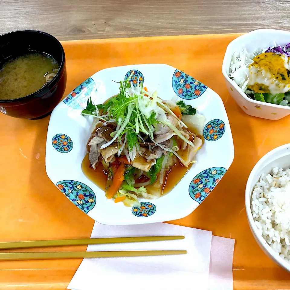 1／2日分の野菜の豚しゃぶあんかけ*\(^o^)/*|すかラインさん