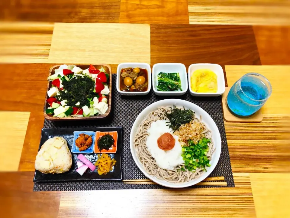 メインはおろし蕎麦♡ #夜ご飯 #蕎麦#ヤマサ醤油 #絹しょうゆ|ぼんぼんさん