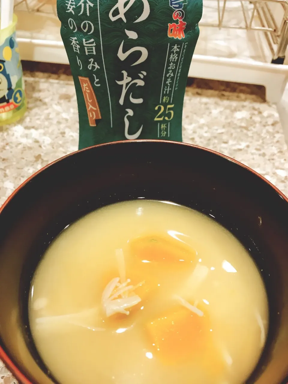 簡単 液みそ あらだし味噌汁|milkさん