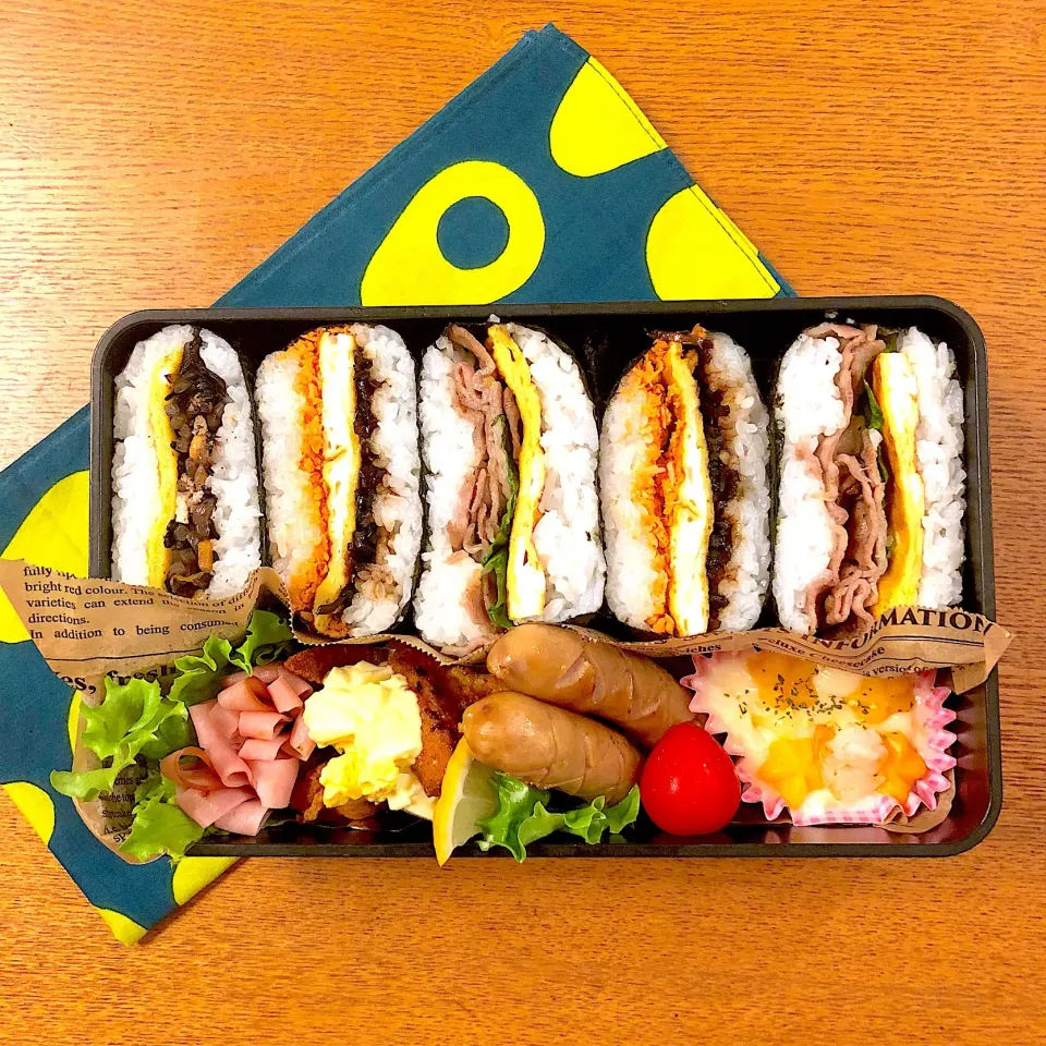 高校生男子サッカー弁当🍙|Na.aloha.さん