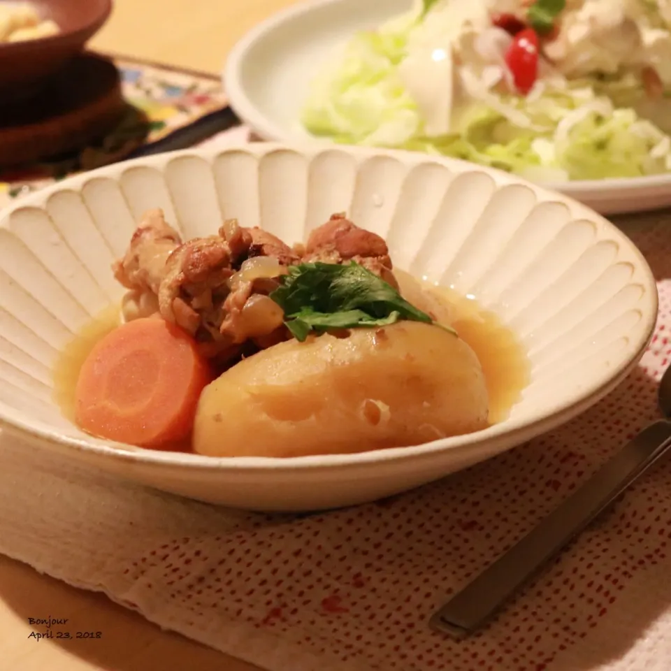 アドボ 🇪🇸🇵🇭野菜とお肉のマリネの煮込|yasuko murakamiさん