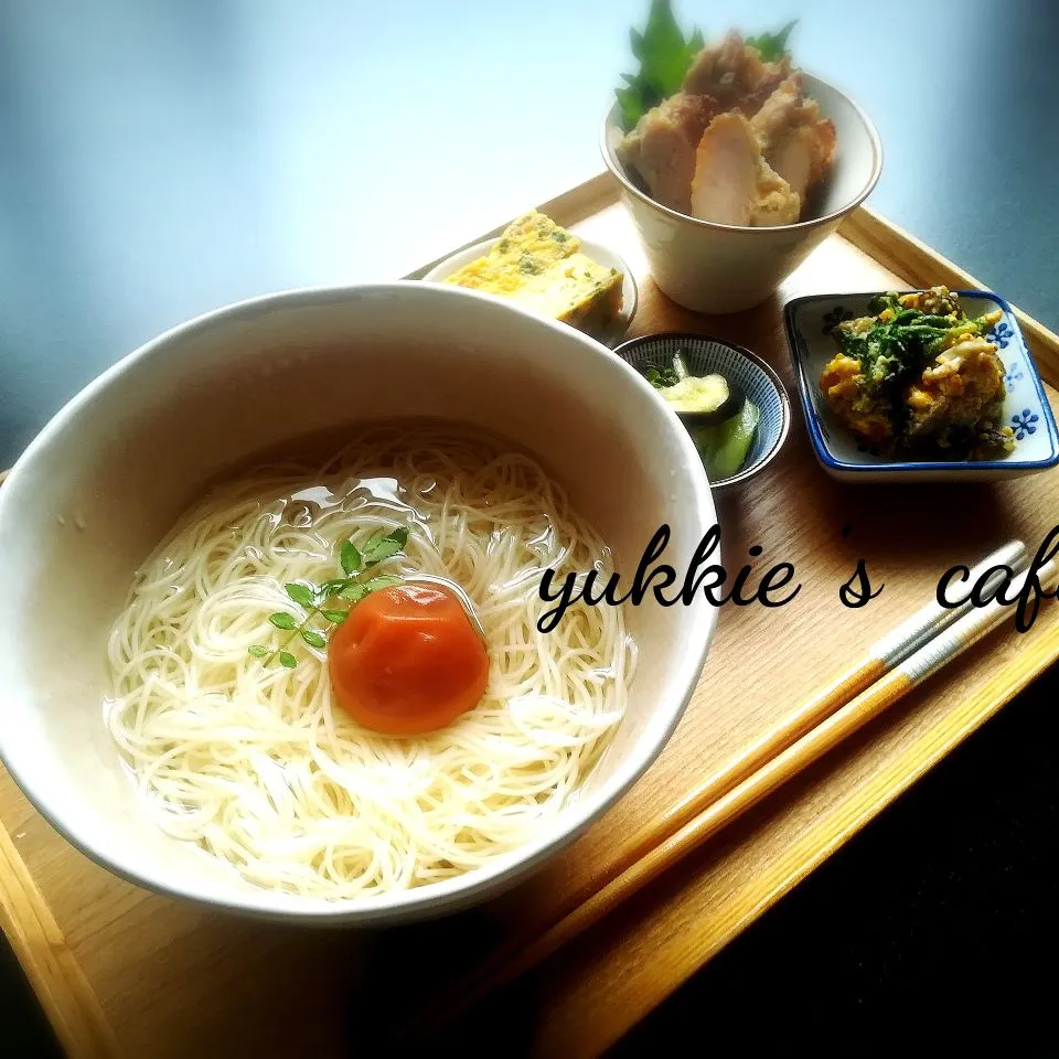 煮麺のワンプレート✨ #作り置き #煮麺 #そうめん|ぐぅぐママ（Yukkie）さん