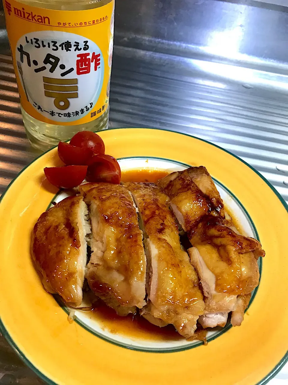 鶏の甘酢照り焼き|ヨシコさん