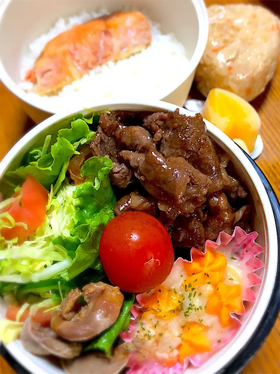 4月25日(水) 焼肉 サラダ弁当🐮🌱|かよっぺさん