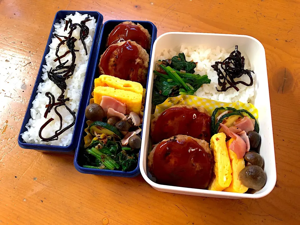 Snapdishの料理写真:4/25夫・長男お弁当|ルドルフさん