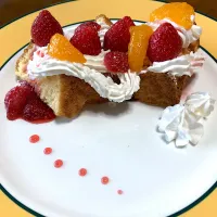 Snapdishの料理写真:シフォンケーキ！
  #ケーキ 
 #おいしい 
 #かわいい♡|独心さん